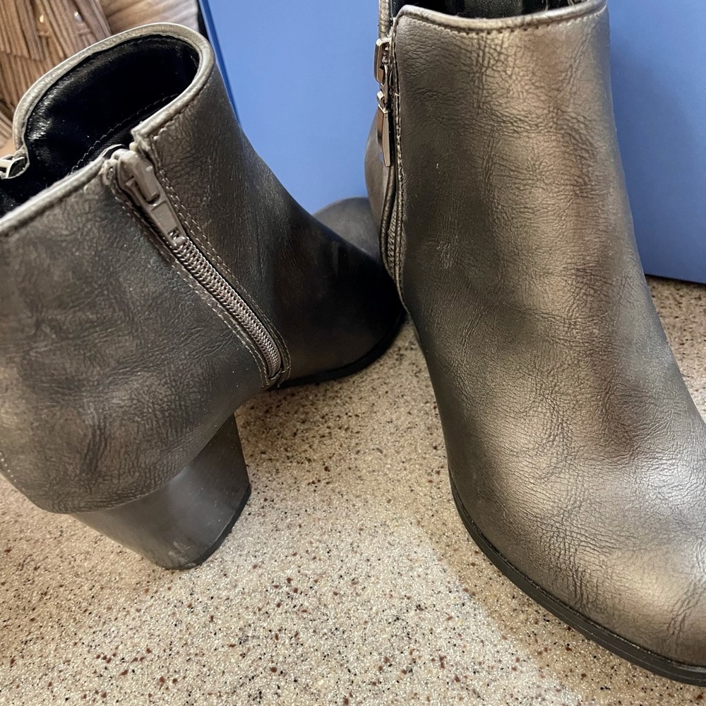 Bronze booties